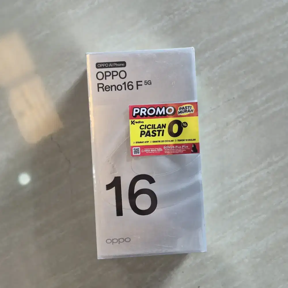 OPPO RENO 16F 5G 8/256 OPPO RENO 16F 5G SPESIAL CASHBACK KHSUS HARIINI