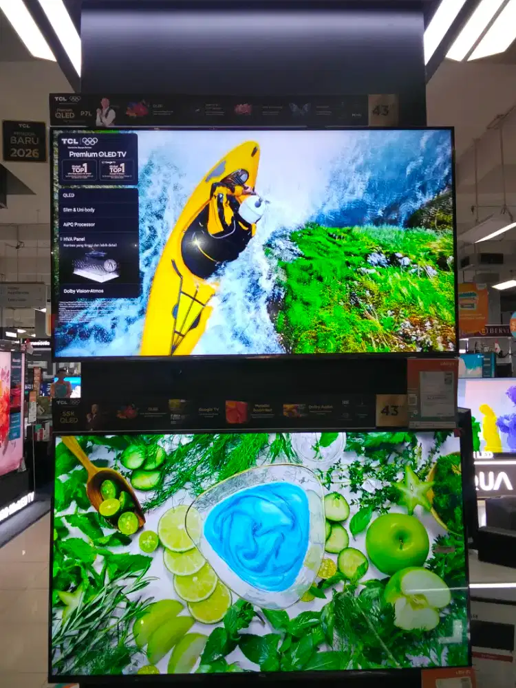 TCL 43S5K QLED GOOGLE TV METALIC BEZEL LESS DOLBY AUDIO