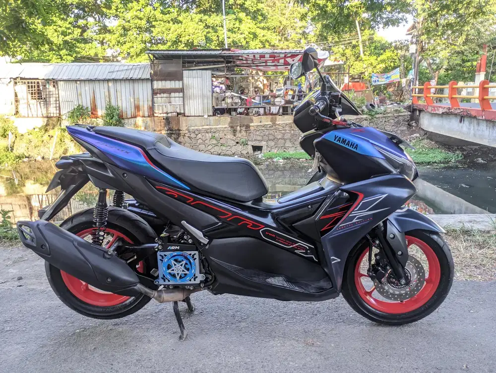 Aerox 155cc 2024 Biru Cybercity Km20Rban Original