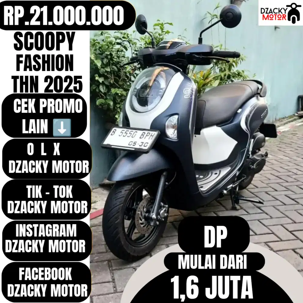 SCOOPY FASHION 2025 SECOND LIKE NEW