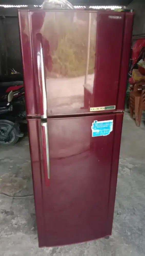 Kulkas Toshiba 2 pintu normal