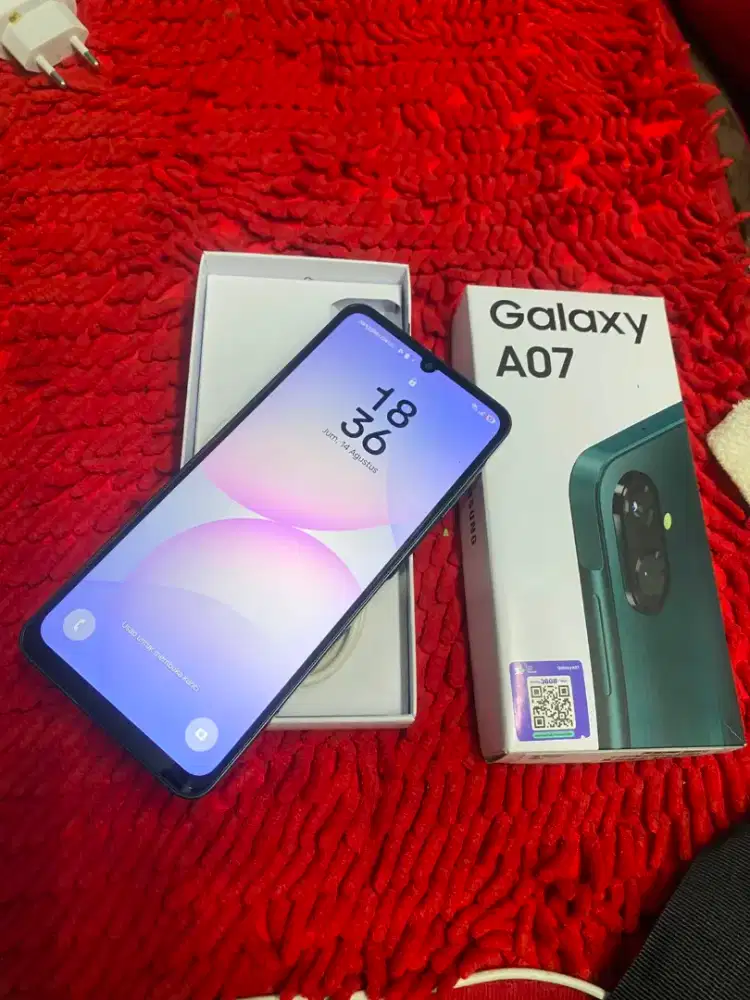 Samsung a07 6/128 gb full set mulus