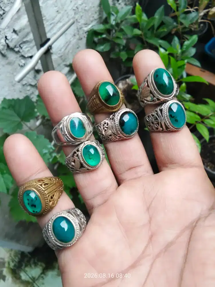 Cincin batu Bacan jual Borongan