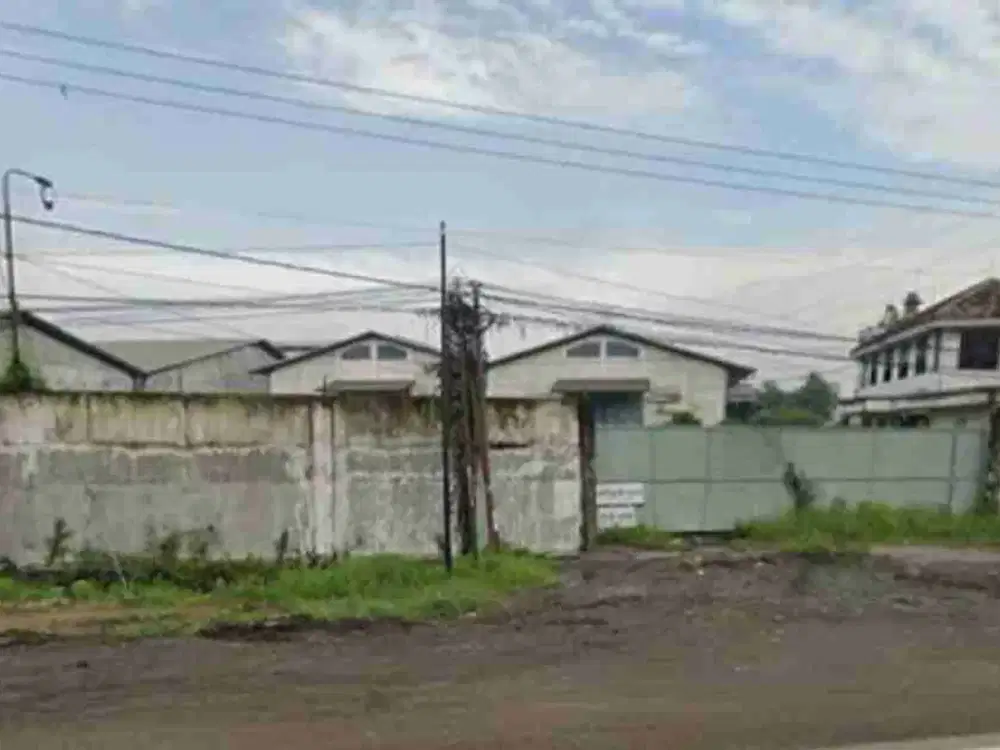 DIJUAL MURAH GUDANG BYPASS KRIAN! Sudah Paving, Pagar Keliling