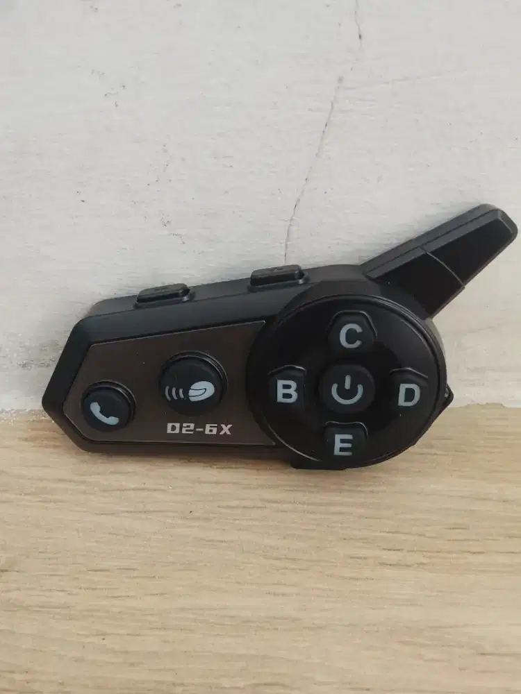 Intercom Interkom Helm D2 6X Bluetooth Headset 1000m seperti baru