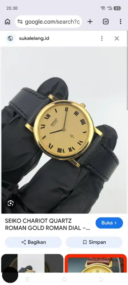 Jual BU jam tangan SEIKO  original japan