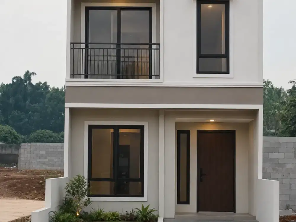 Rumah 2 Lantai Dekat Stasiun Depok Baru, Harga Rp375 Juta