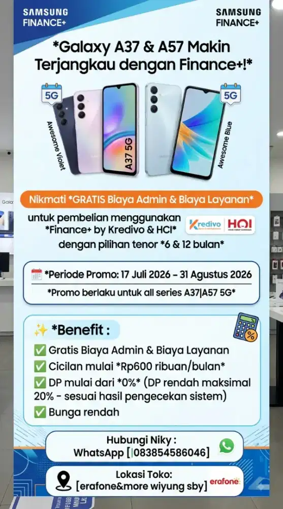 SAMSUNG GALAXY A37&A57 SERIES