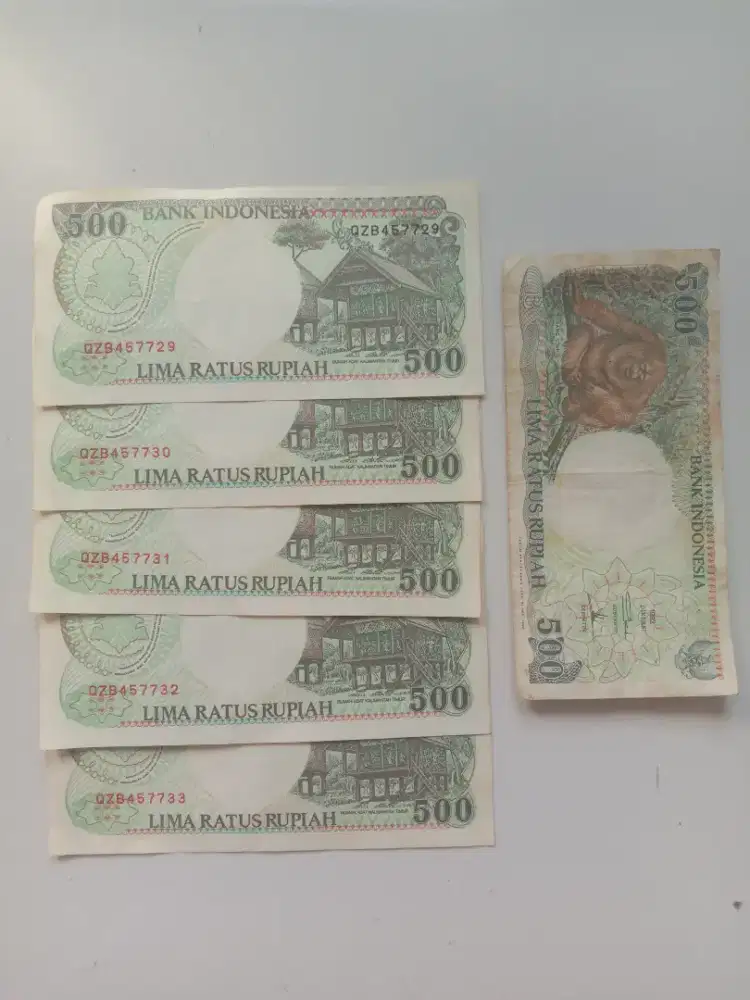 uang kertas 500 ( lima ratus) rupiah