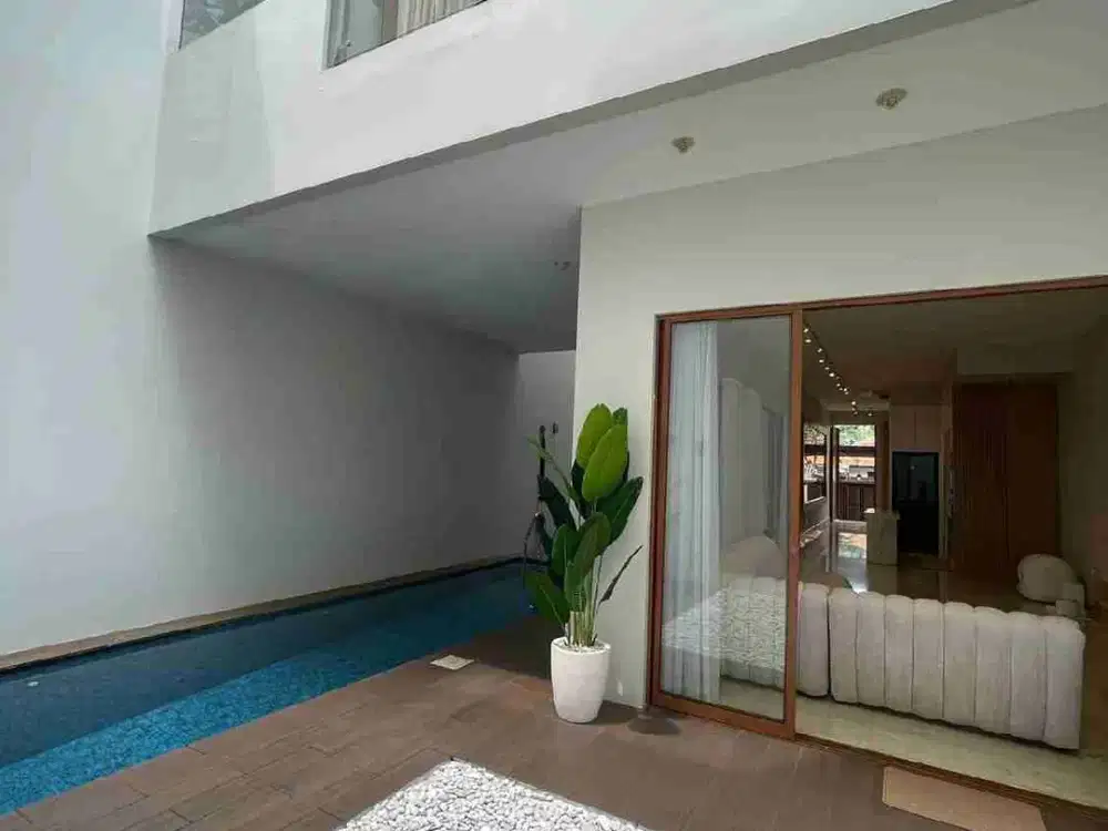 Jual rumah mewah furnish siap huni 2 menit ke kemang raya jaksel