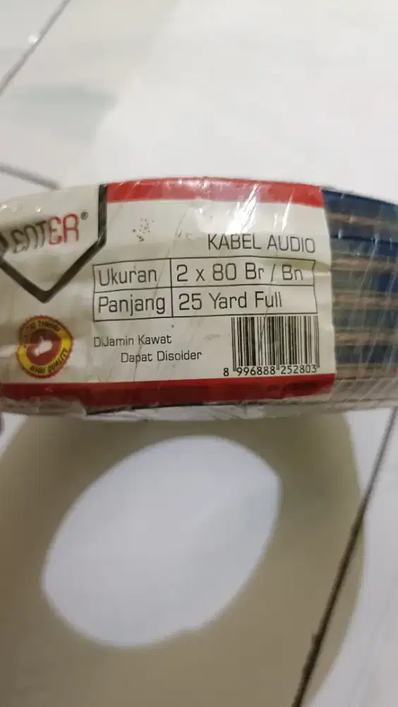 Kabel Audio Transparan 2X80 New