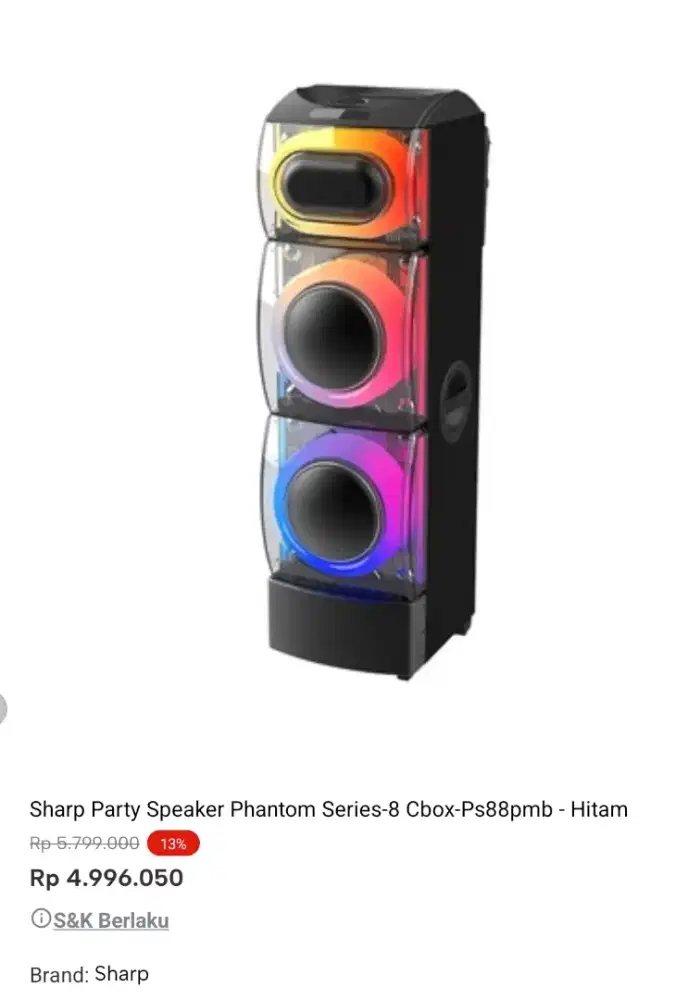 speaker promo bisa cicilan syarat ktp tanpa dp bayar bulan depan
