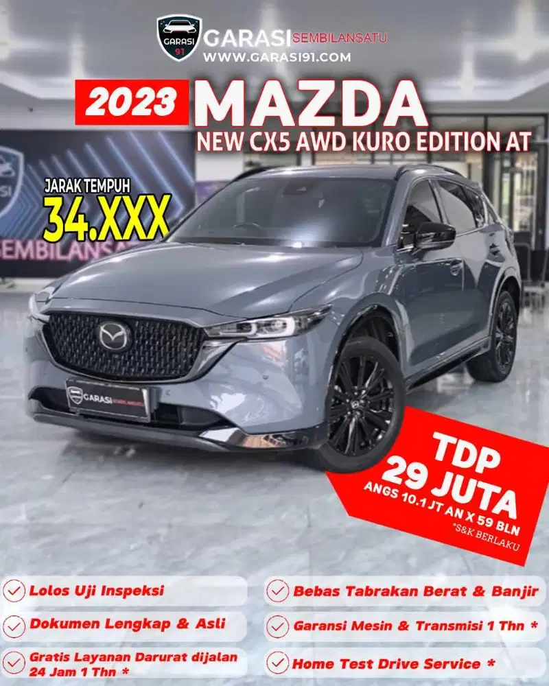 ‼️KM low Mazda CX5 AWD kuro edition AT 2023 Istimewa