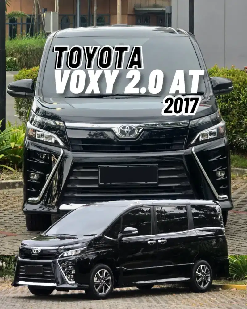 Toyota VOXY AT 2017 Hitam Kondisi Sangat Terawat SIAP PAKAI