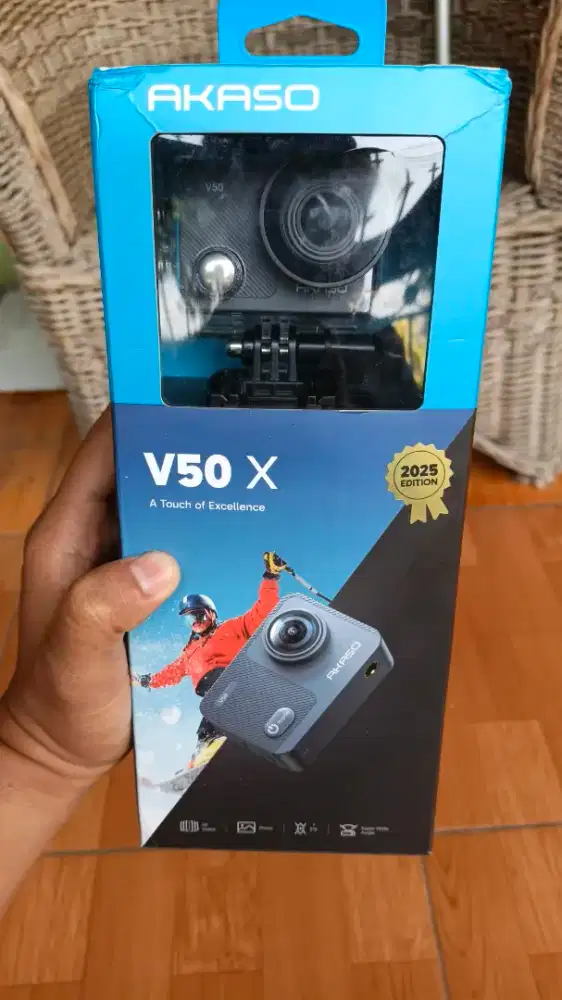 Akaso V50X baru 3 kali pemakaian