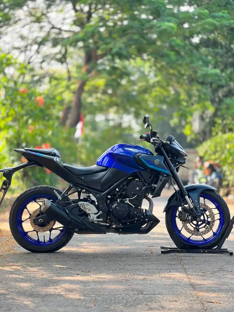 YAMAHA NEW MT25 2022 BIRU KM LOW PAJAK PANJANG SUPER GRESS