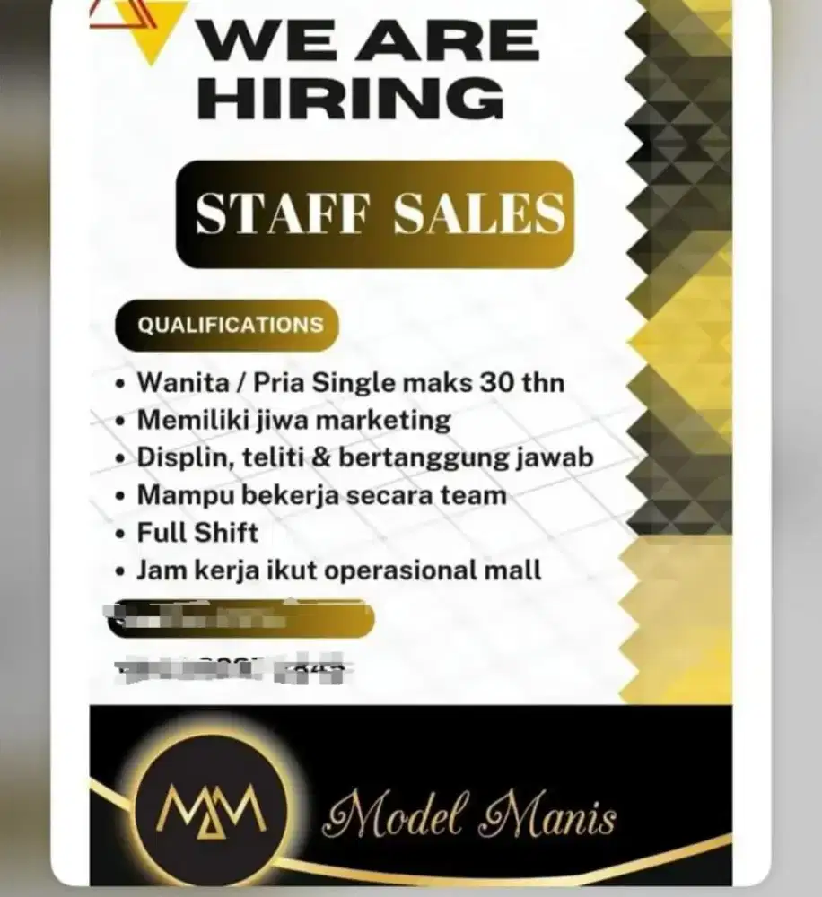 Sales / SPG / SPB / Crew Store