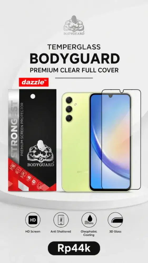 Temperglass Bodyguard Premium Clear Full Cover
