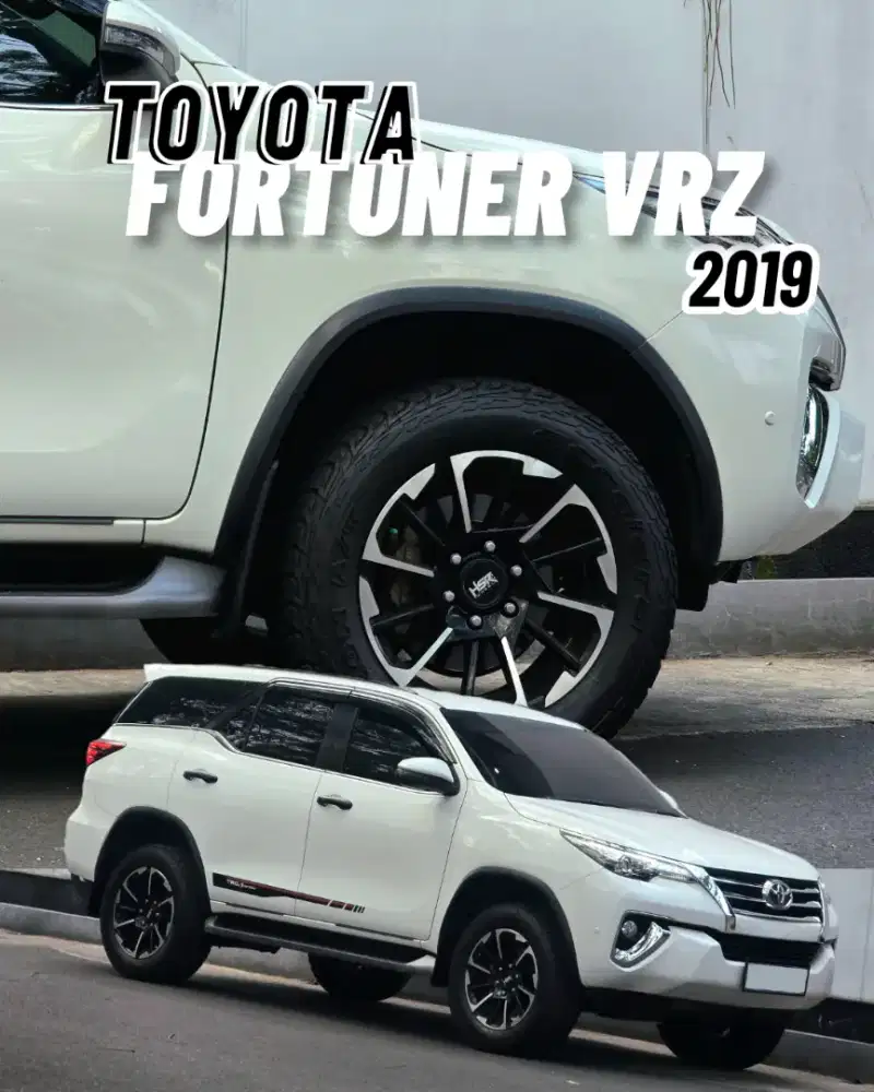 Toyota Fortuner VRZ 2019 Putih Kondisi Sangat Istimewa SIAP PAKAI