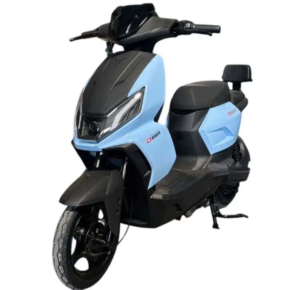 Sepeda listrik D66a Blue