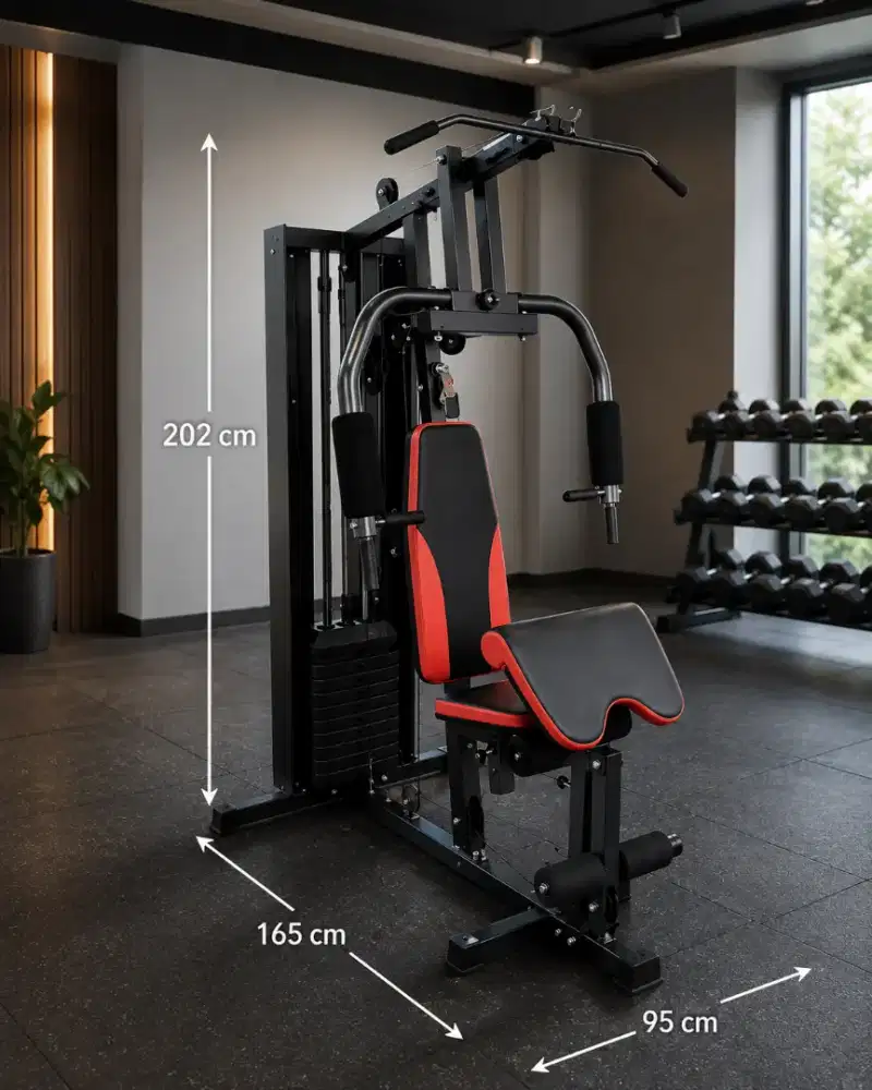 HOME GYM TL HG-009 75KG – COD JABODETABEK  |  ALAT FITNESS MULTIFUNGSI