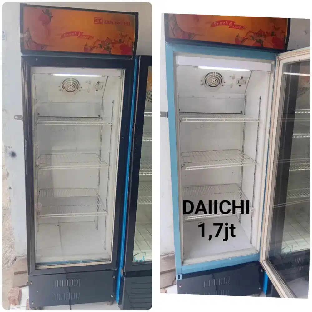 Showcase pendingin DAIICHI bekas bergaransi