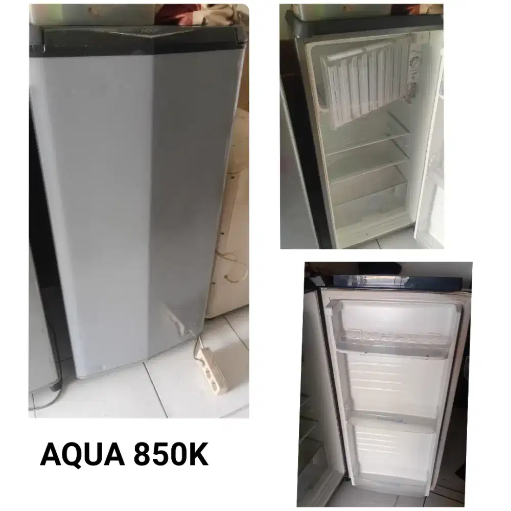 Kulkas AQUA bekas bergaransi