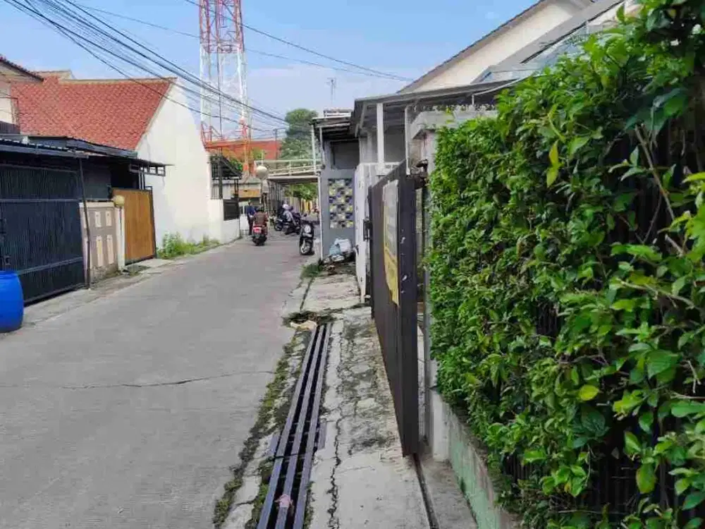 MAINROAD TANAH LUAS  LEBAR MUKA 12 METER JUAL TANAH KAVLING CISARANTEN ARCAMANIK SIAP BANGUN