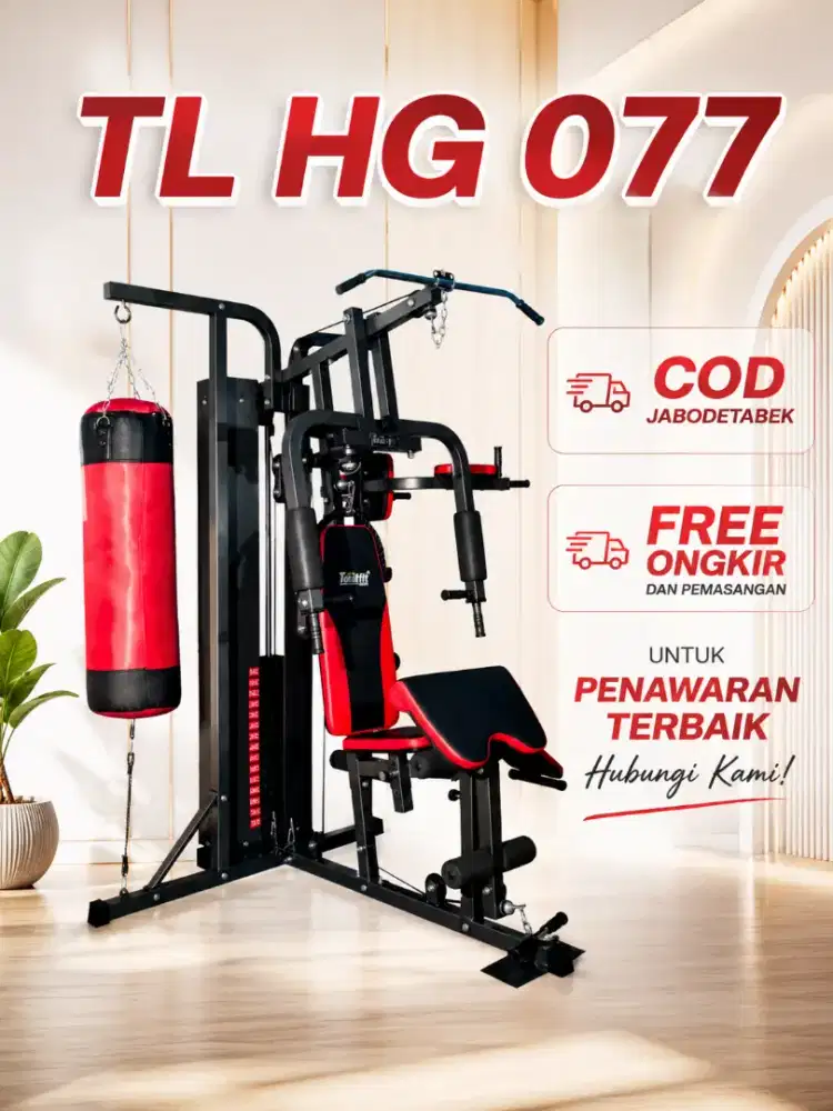 HOME GYMB3 SISI TL HG 077 + SAMSAK | COD JABODETABEK FREE ONGKIR