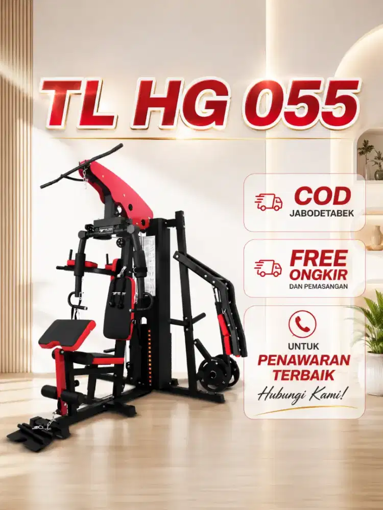 HOME GYM TOTAL FITNESS TLHG-055 ELITE SERIES | 75 KG | COD JABODETABEK