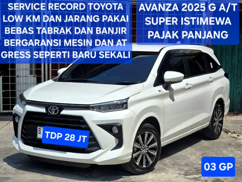 Toyota Avanza 2025 G AT Automatic Model 2024 Veloz 2023 E Q Tss