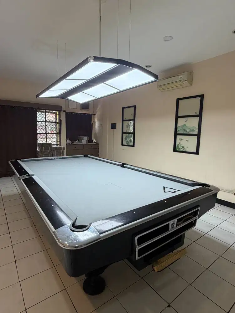 Meja Billiard 9ft Murrey Royal Crown dan Aramith Black