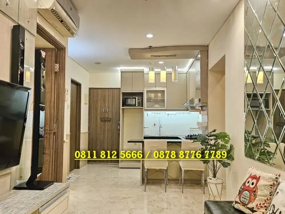 TERMURAH! LANTAI MARMER! Apartemen Sunter Icon 3BR Dekat Green Lake Sunter Jakarta Utara