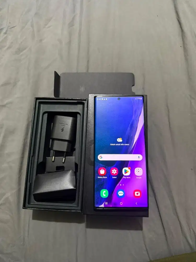 Samsung Note 20 Ultra Black 8/256GB SEIN Lengkap