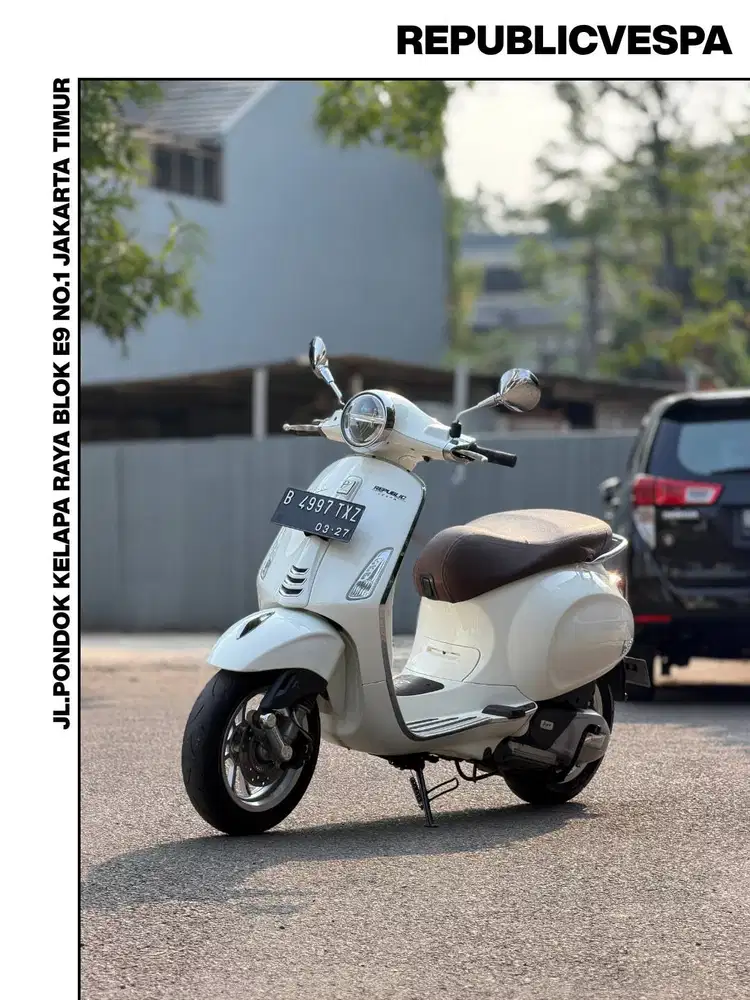 TERMURAH PIAGGIO VESPA PRIMAVERA 150 IGET ABS LED TAHUN 2021 WHITE
