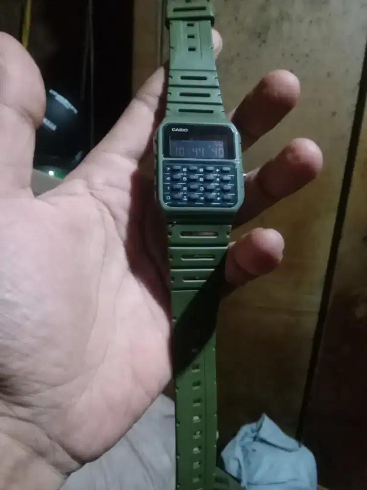Jam casio calculator army