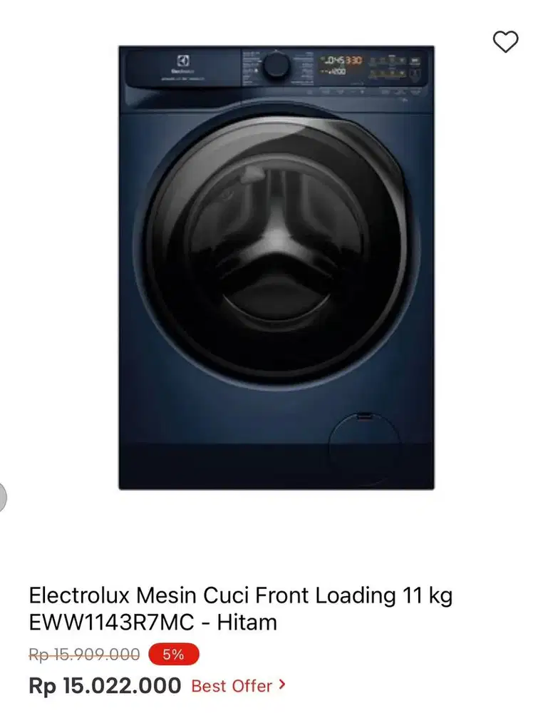 WM FRONT LOAD ELECTROLUX 11kg