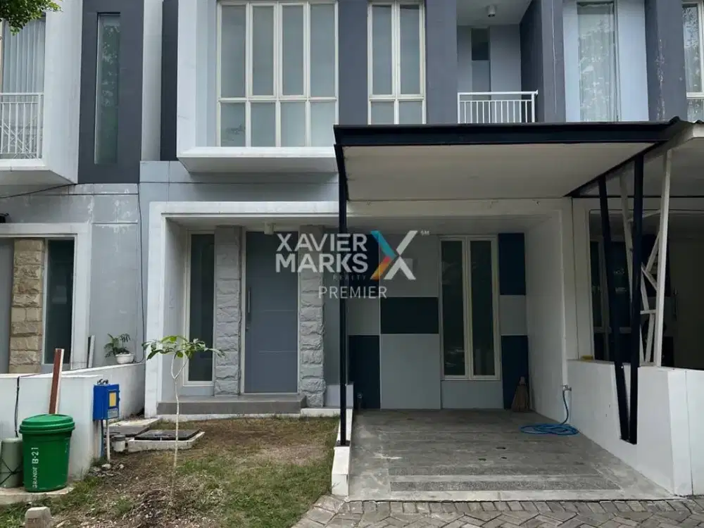 DIJUAL Rumah Modern Minimalis 2Lt Dg Carport Bercanopy Siap Huni Keamanan 24 Jam Dekat Pusat Kota dan Kampus di Green Orchid Residence