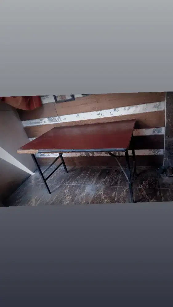Jual meja lipat bisa pake tempat apa aja bisa meja makan, jualan