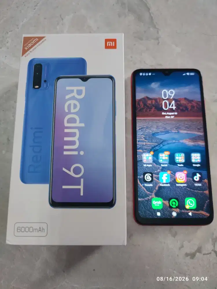 JUAL HP XIAOMI REDMI 9T RAM 6/128GB SECOND ORIGINAL EX GARANSI RESMI