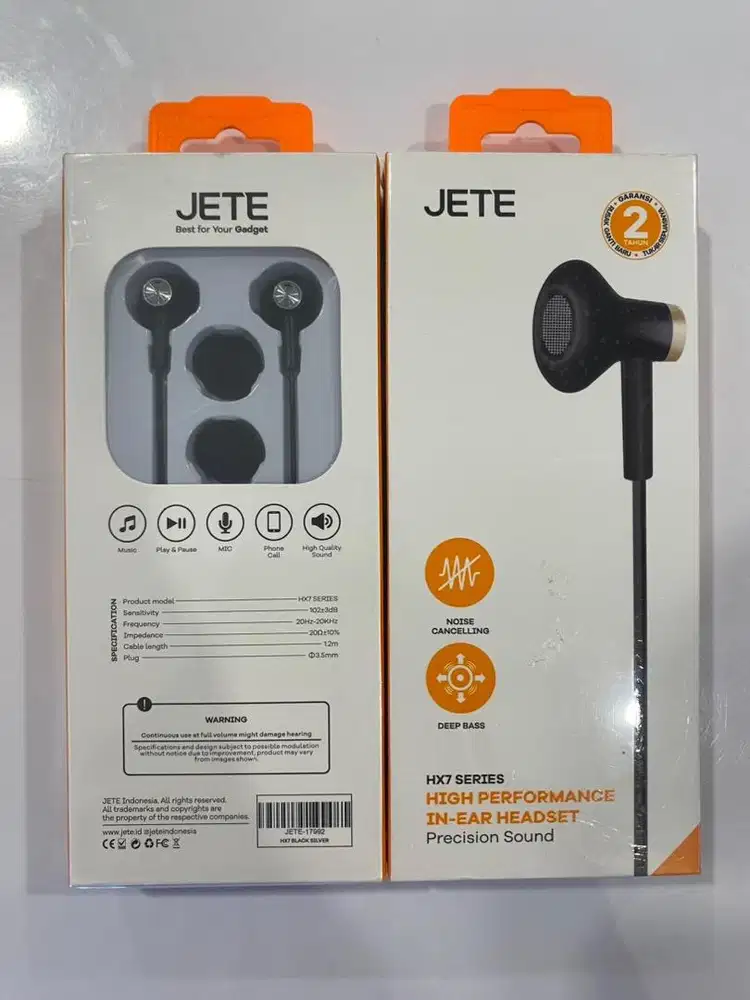 HF Cable Jete HX7 Series Jack Black