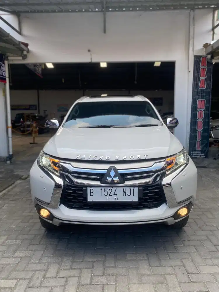 Pajero Dakar Sunroof 2021 Low KM Putih Bebas Laka Banjir