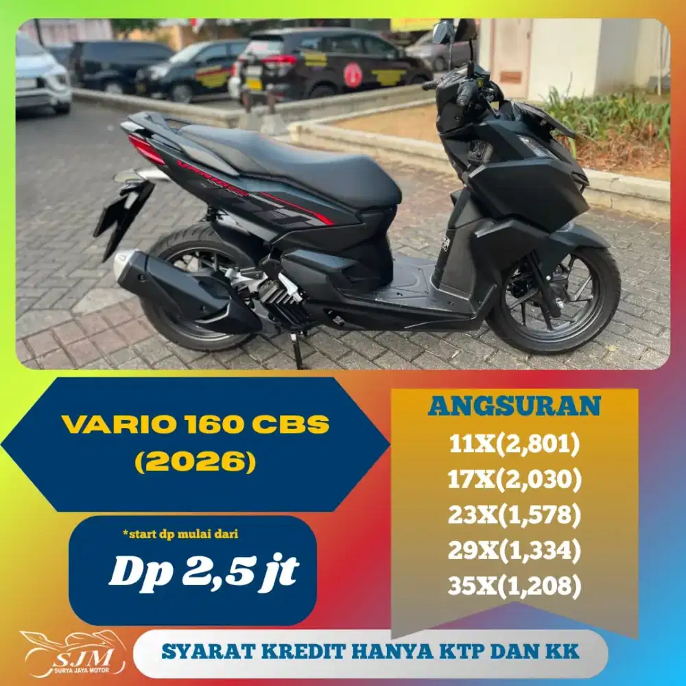 HONDA VARIO 160 CBS 2026 CASH & KREDIT