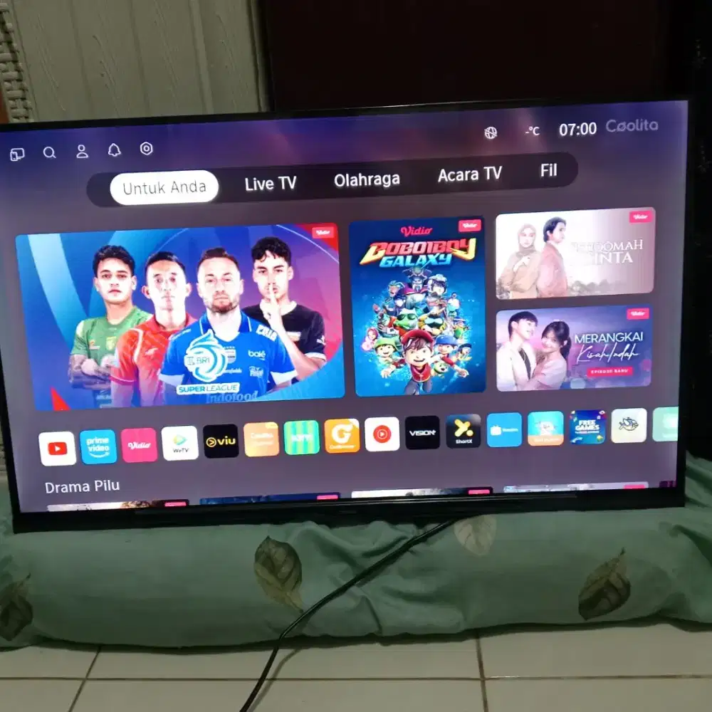 Jual tv smart android 32 inchi merek coocaa
