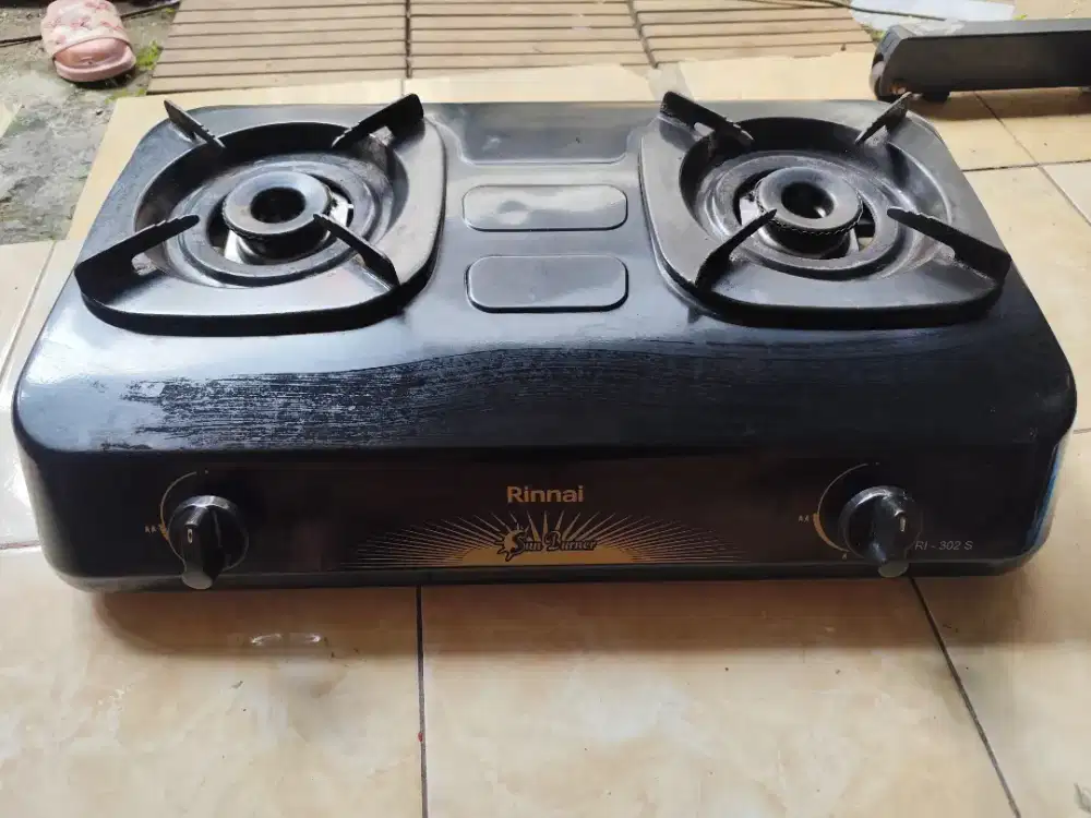 KOMPOR GAS DUA TUNGKU RINNAI  RI 302 S