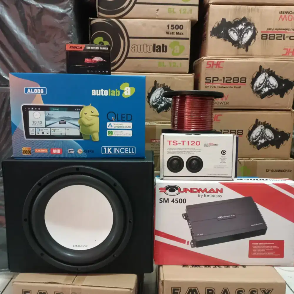 Paket Audio Lengkap Bass Mantap Harga Bersahabat
