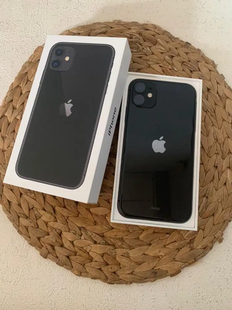 Iphone 11 64gb Black IBOX BH 100 Mulus Normal Malang Batu