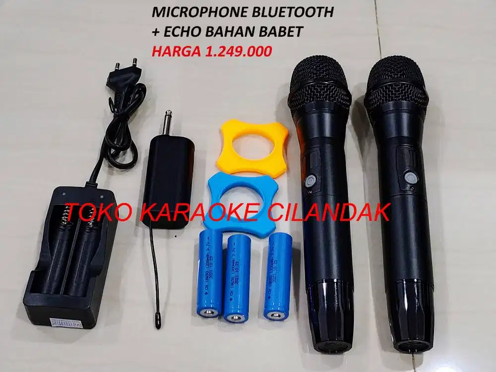 paket microphone wirless sudah lengkap tinggal pakai