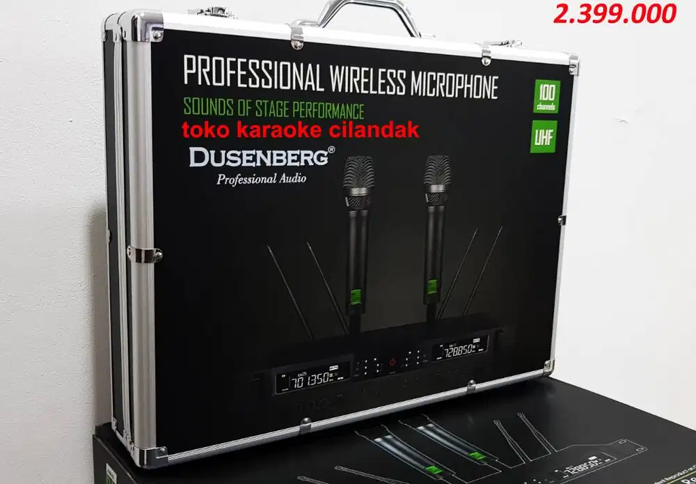 paket lengkap microphone wirless cocok buat karaoke