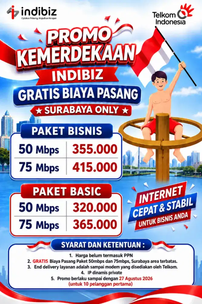 Indibiz Gratis Biaya Pasang